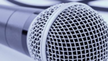 Microphone laying on the floor - Wedding Speeches 101 Guide